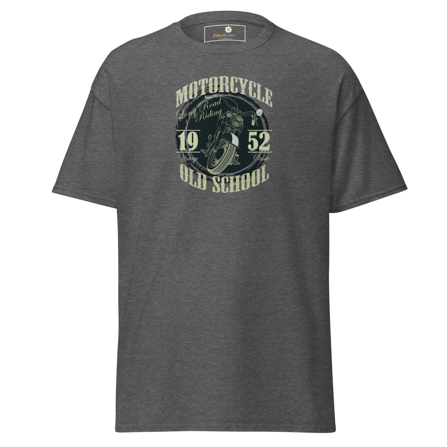 Unisex classic t-shirt - MISC MOTORCYCLE 1952 - REGULAR - Dark Heather / S