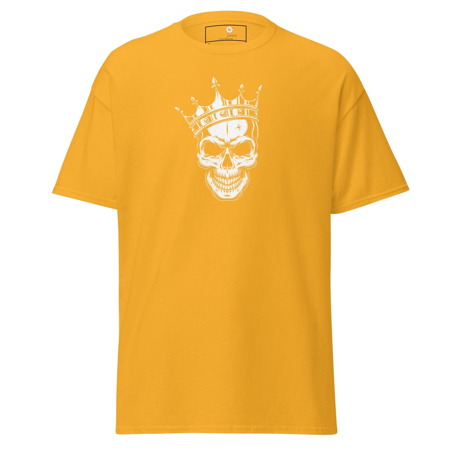 Unisex classic t-shirt - SKULL KING - REGULAR - Gold / S