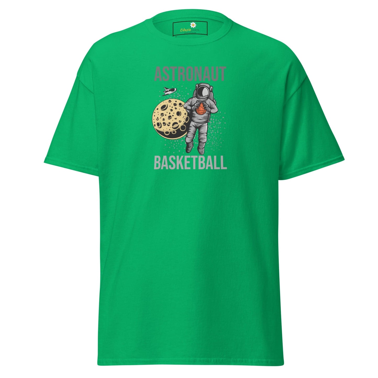 Unisex classic t-shirt - ASTRONAUT BASKETBALL - REGULAR - Irish Green / S