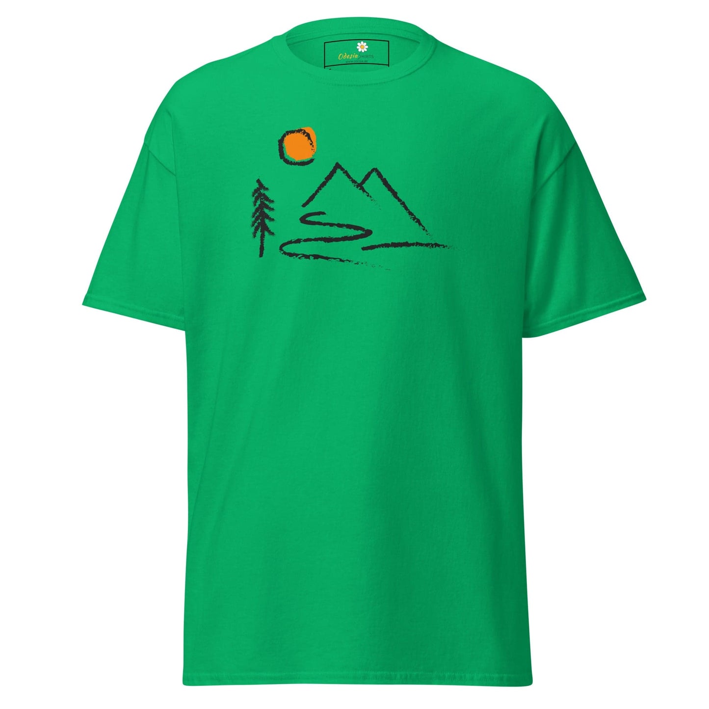 Unisex classic t-shirt - ADVENTURE OUTDOORS FUN - REGULAR - Irish Green / S