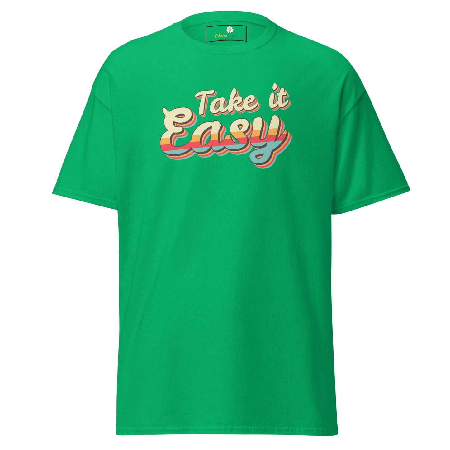 Unisex classic t-shirt - TEXT TAKE IT EASY - REGULAR - Irish Green / S