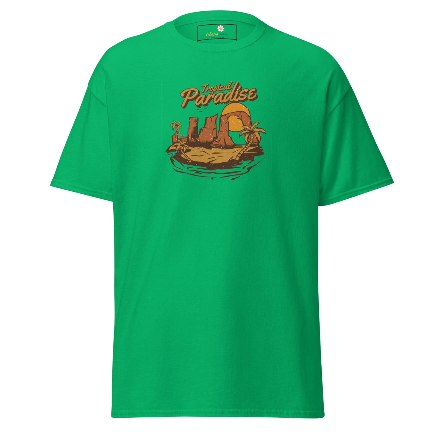 Unisex classic t-shirt - SUMMER TROPICAL PARADISE - REGULAR - Irish Green / S