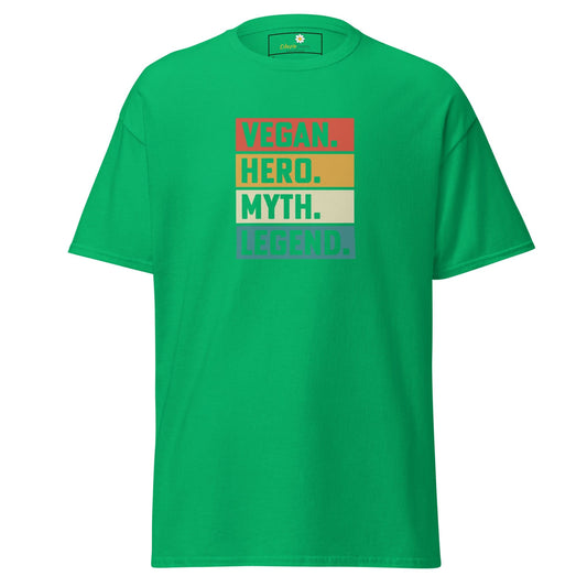 Unisex classic t-shirt - VEGAN HERO MYTH LEGEND - REGULAR - Irish Green / S