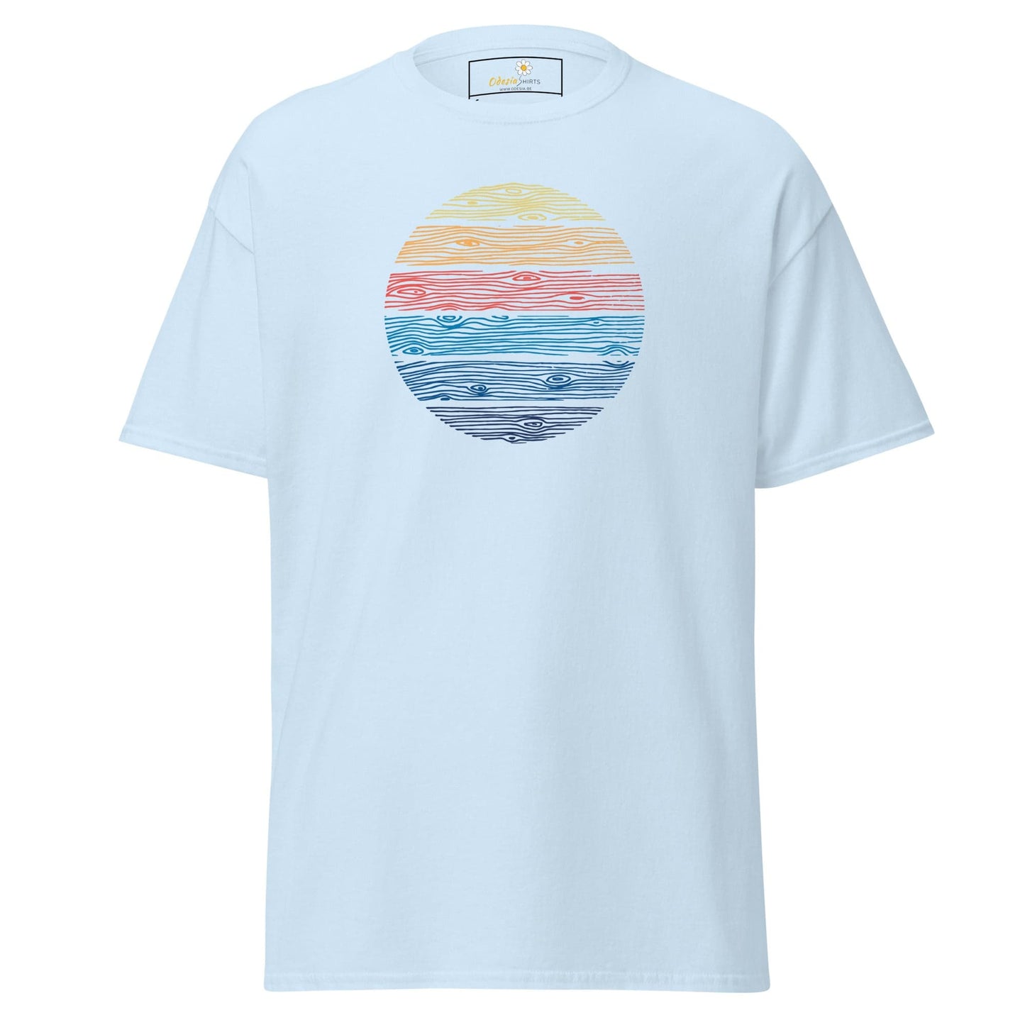 Unisex classic t-shirt - MISC COLOR CIRCLE - REGULAR - Light Blue / S