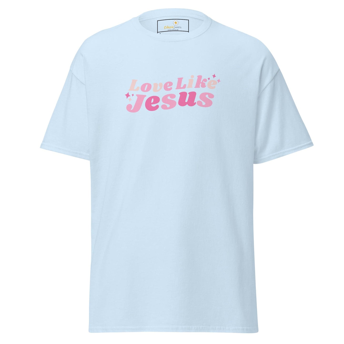 Unisex classic t-shirt - SPIRITUAL LOVE LIKE JESUS - REGULAR - Light Blue / S