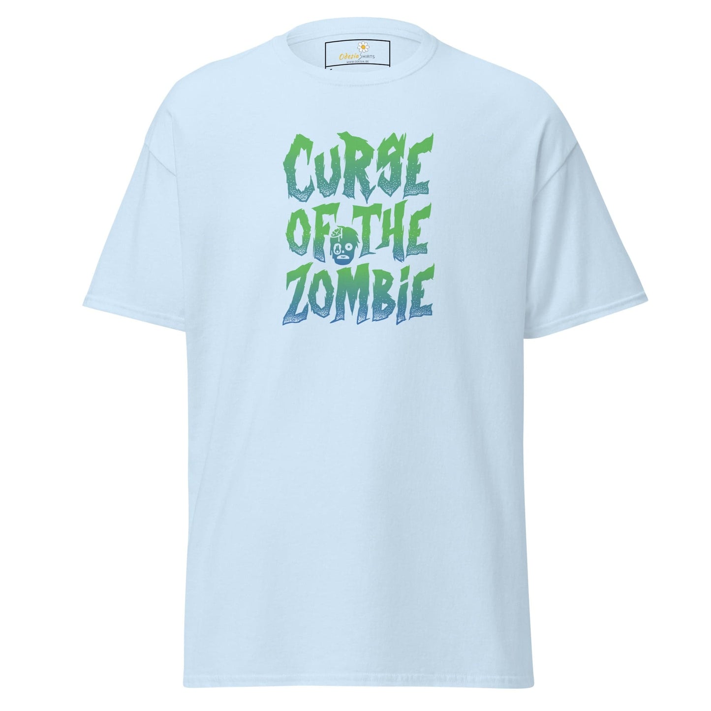 Unisex classic t-shirt - SPOOKIE CURSE OF THE ZOMBIE - REGULAR - Light Blue / S