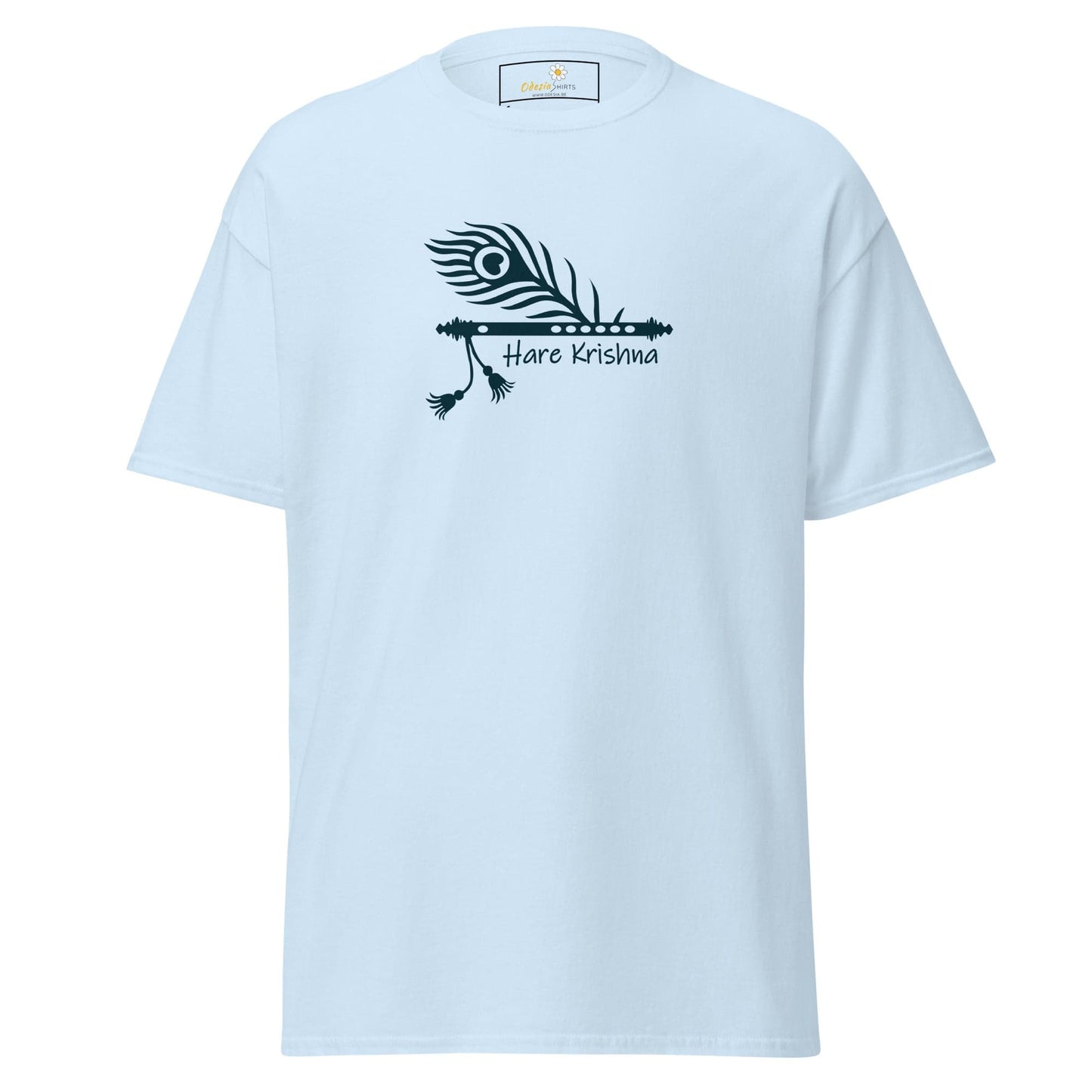 Unisex classic t-shirt - SPIRITUAL HARE KRISHNA - REGULAR - Light Blue / S
