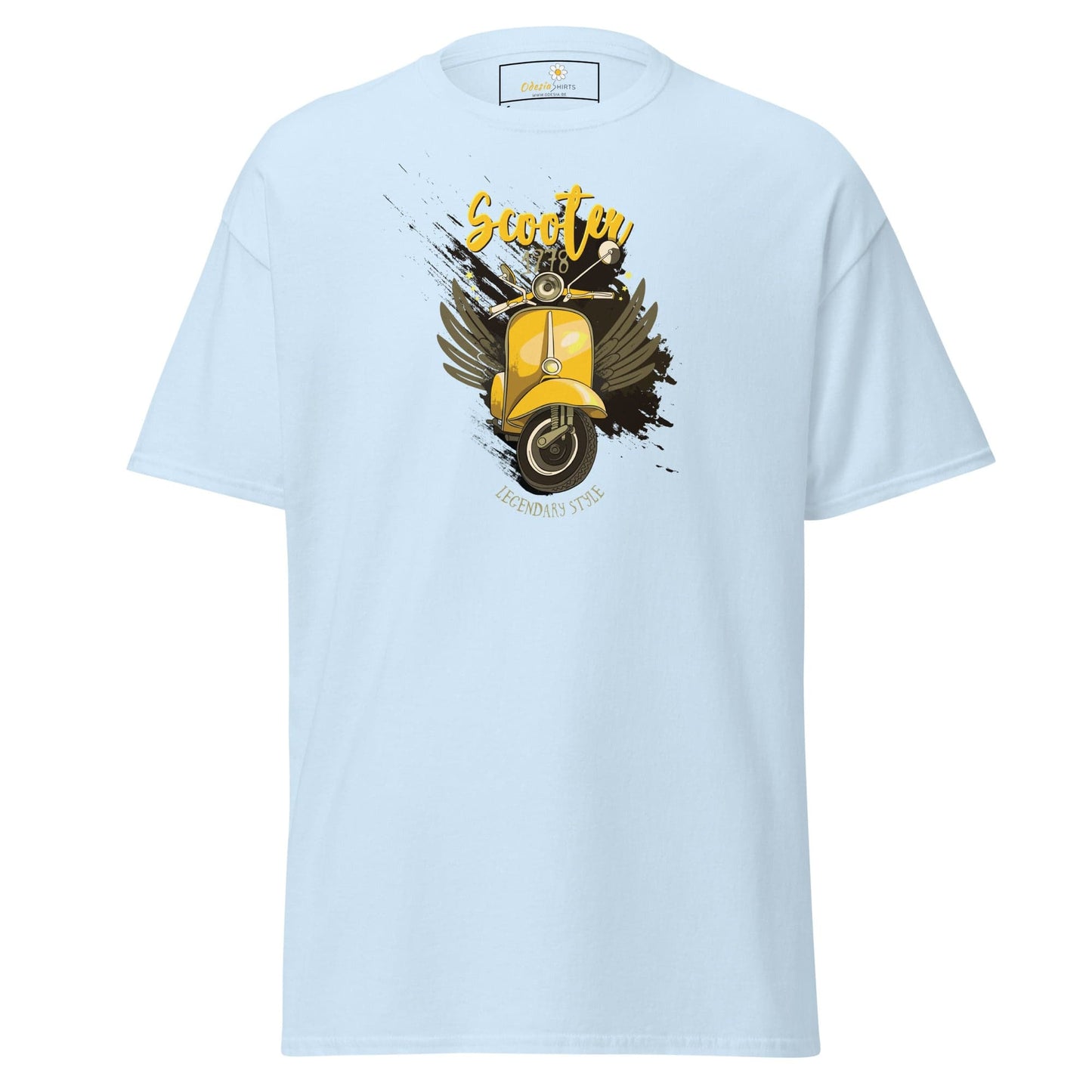 Unisex classic t-shirt - VINTAGE SCOOTER 1978 - REGULAR - Light Blue / S