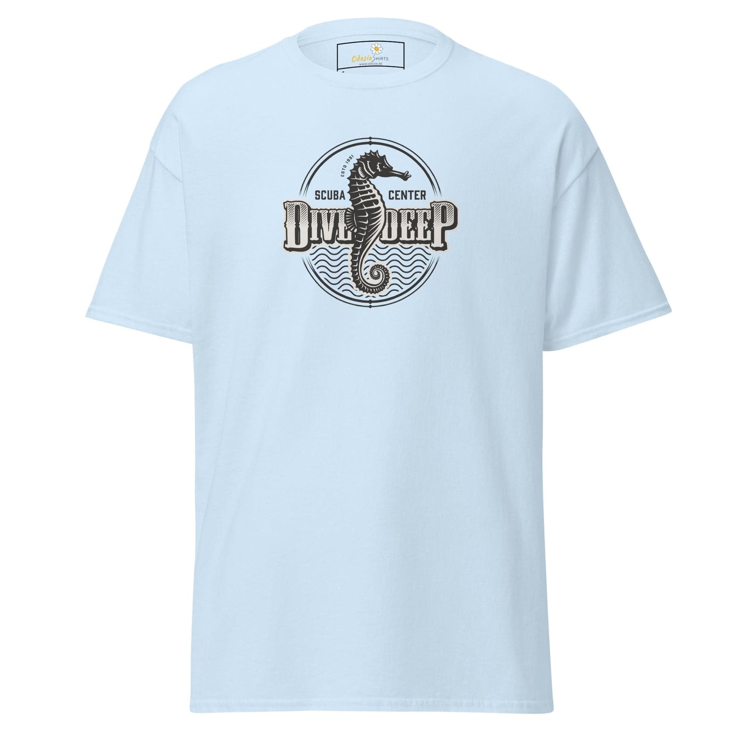 Unisex classic t-shirt - SEALIFE SEA HORSE DIVE DEEP - REGULAR - Light Blue / S