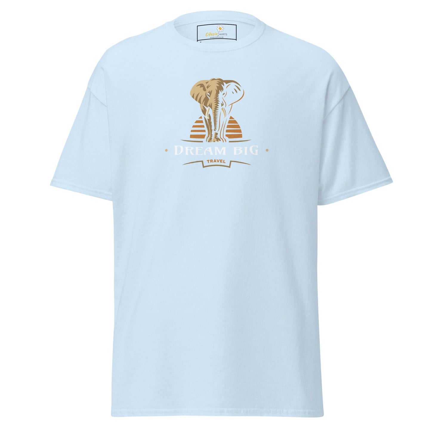 Unisex classic t-shirt - WILD LIFE DREAM BIG - REGULAR - Light Blue / S