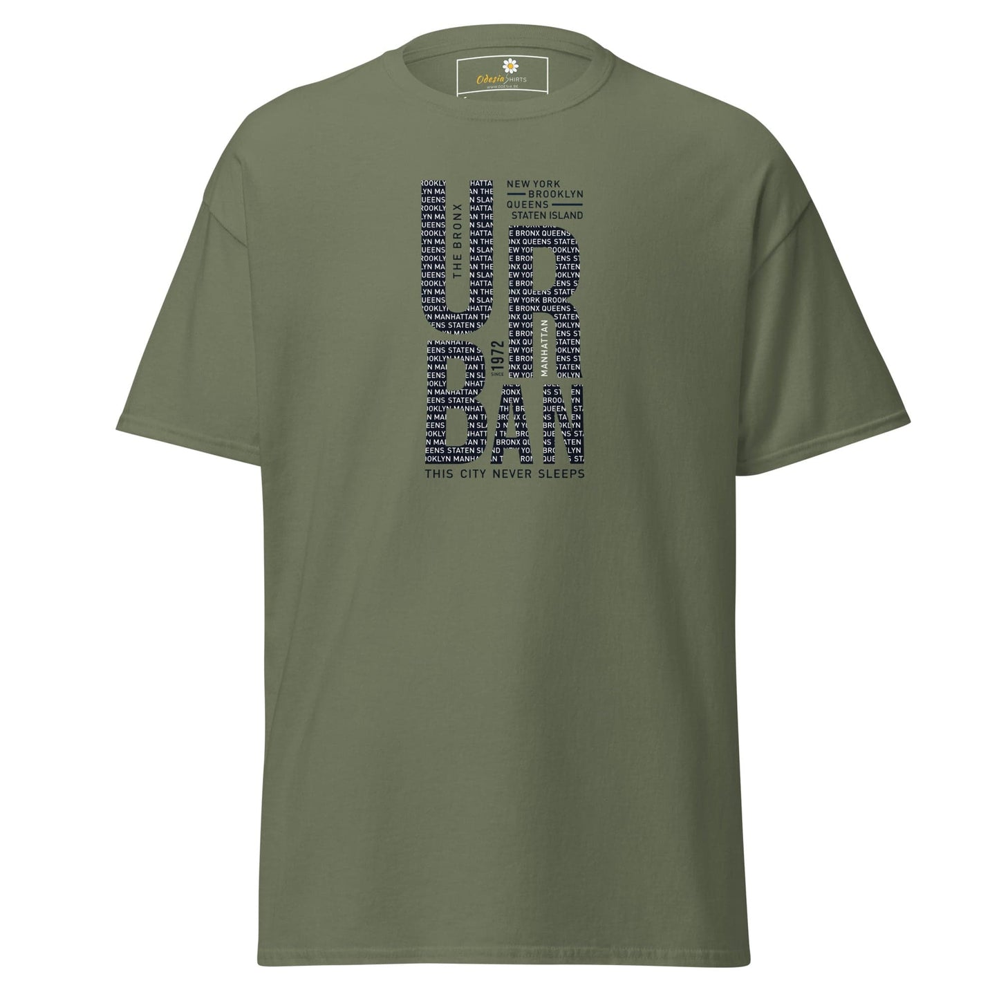 Unisex classic t-shirt - URBAN DESIGN - REGULAR - Military Green / S