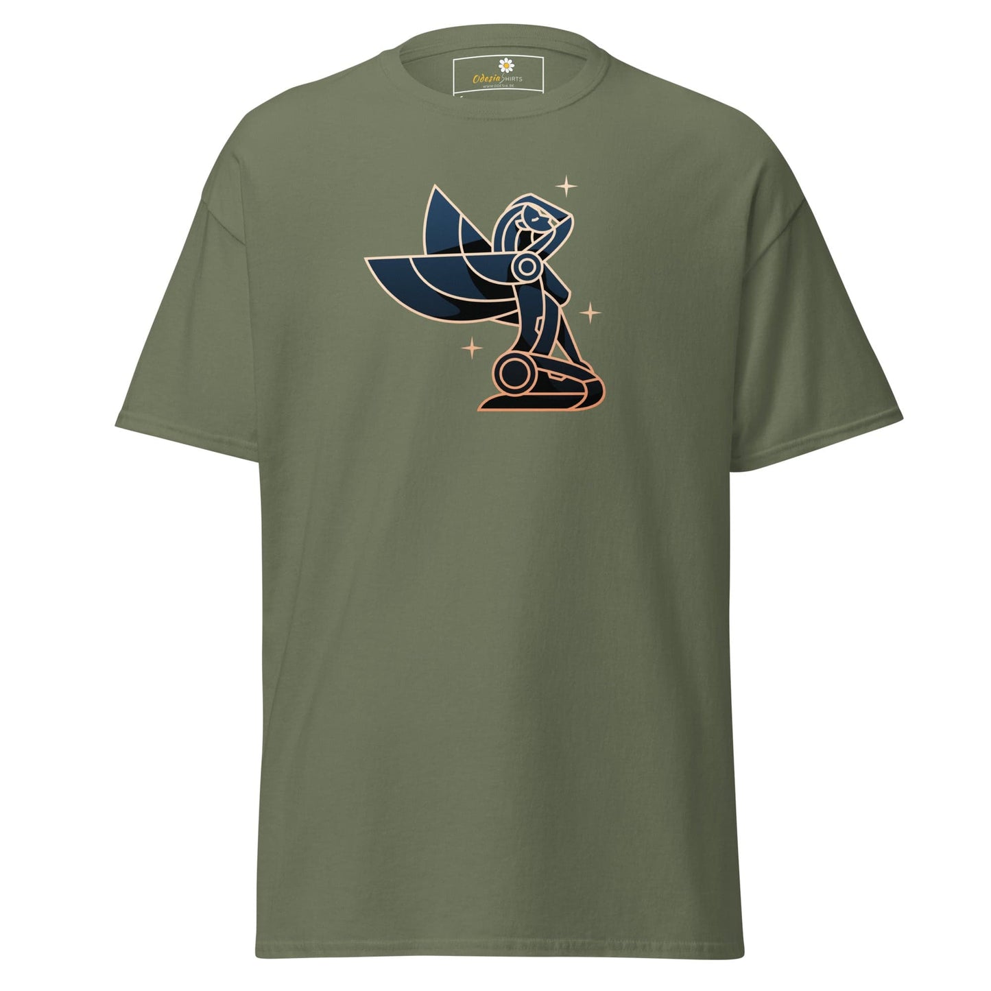 Unisex classic t-shirt - VIRGO WOMAN WINGS - REGULAR - Military Green / S