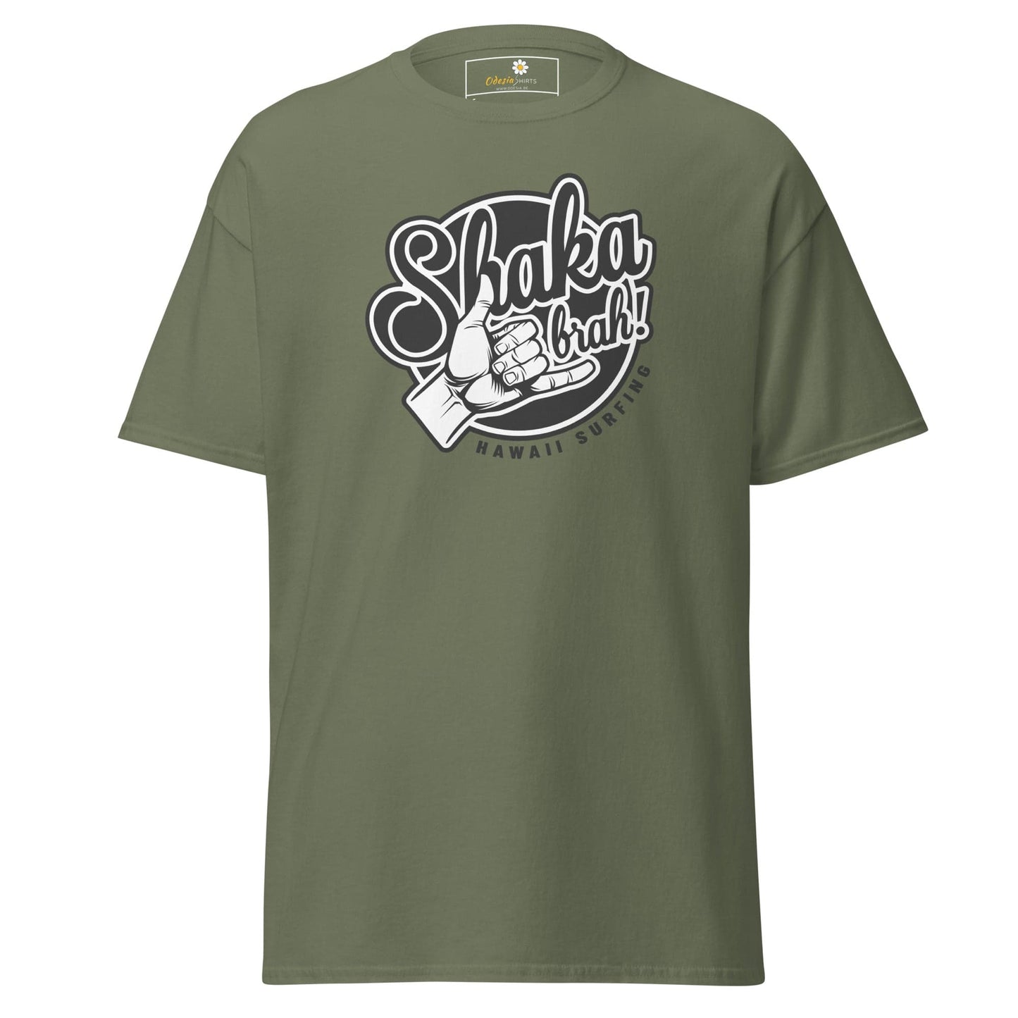Unisex classic t-shirt - MYSTIC SHAKA BRAH - REGULAR - Military Green / S