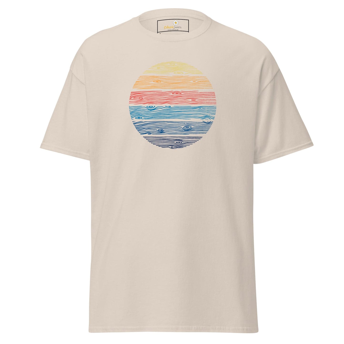 Unisex classic t-shirt - MISC COLOR CIRCLE - REGULAR - Natural / S