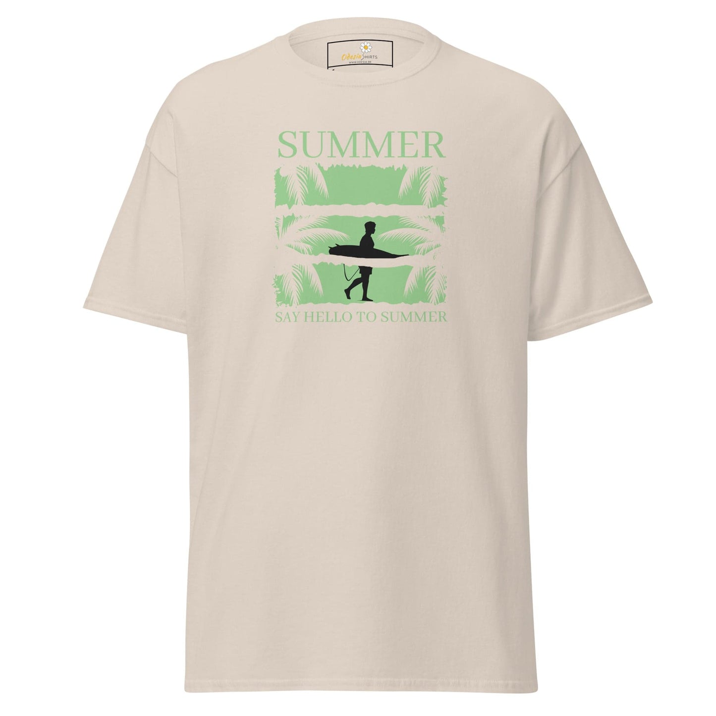 Unisex classic t-shirt - SUMMER SURFING CALIFORNIA - REGULAR - Natural / S