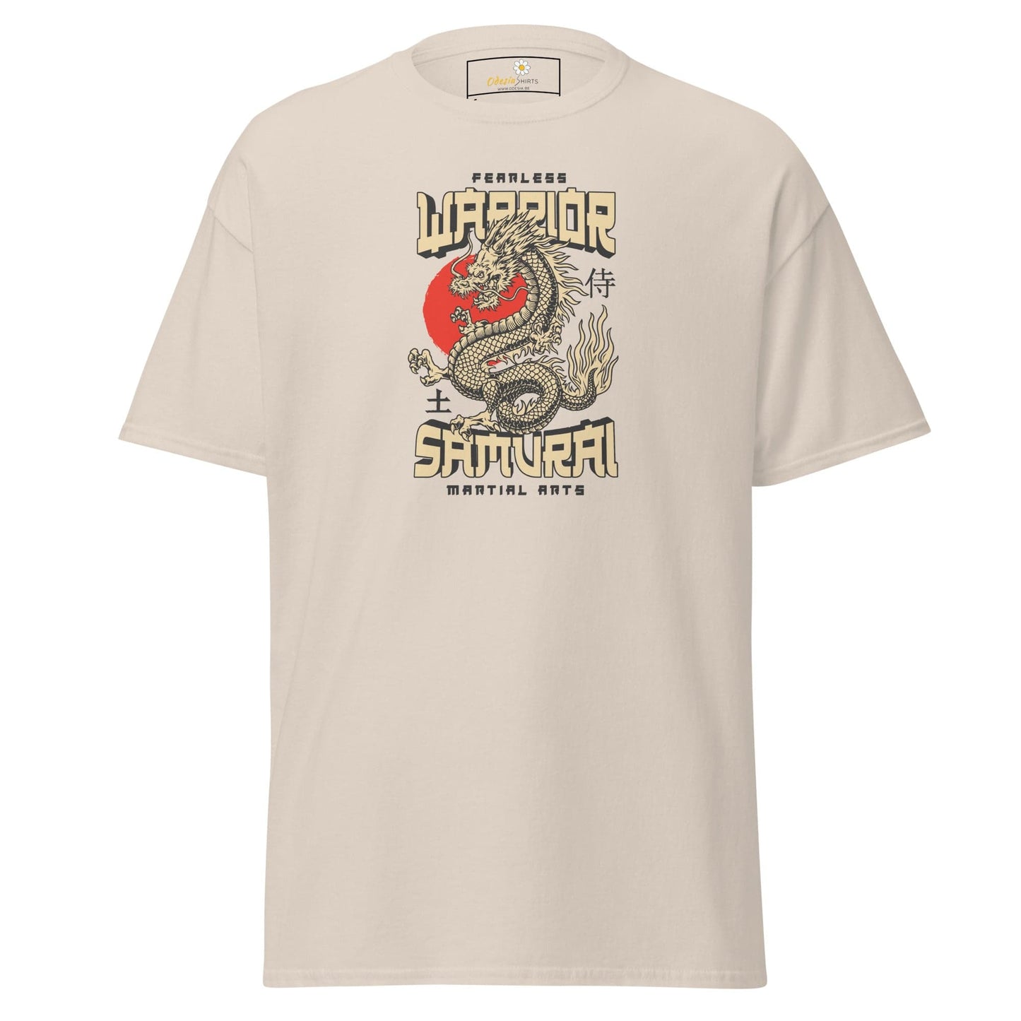 Unisex classic t-shirt - MYSTIC FEARLESS DRAGON - REGULAR - Natural / S