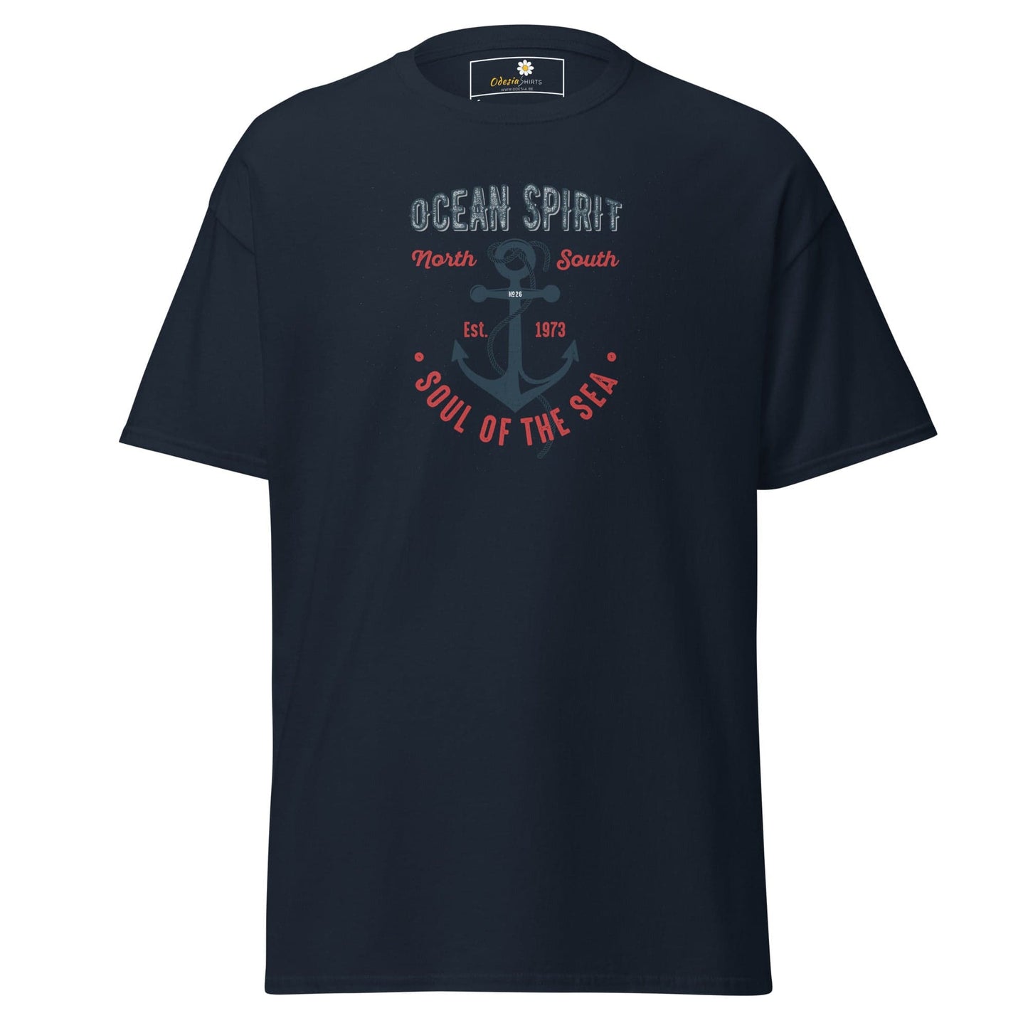 Unisex classic t-shirt - SEALIFE OCEAN SPIRIT SOUL OF SEA - REGULAR - Navy / S