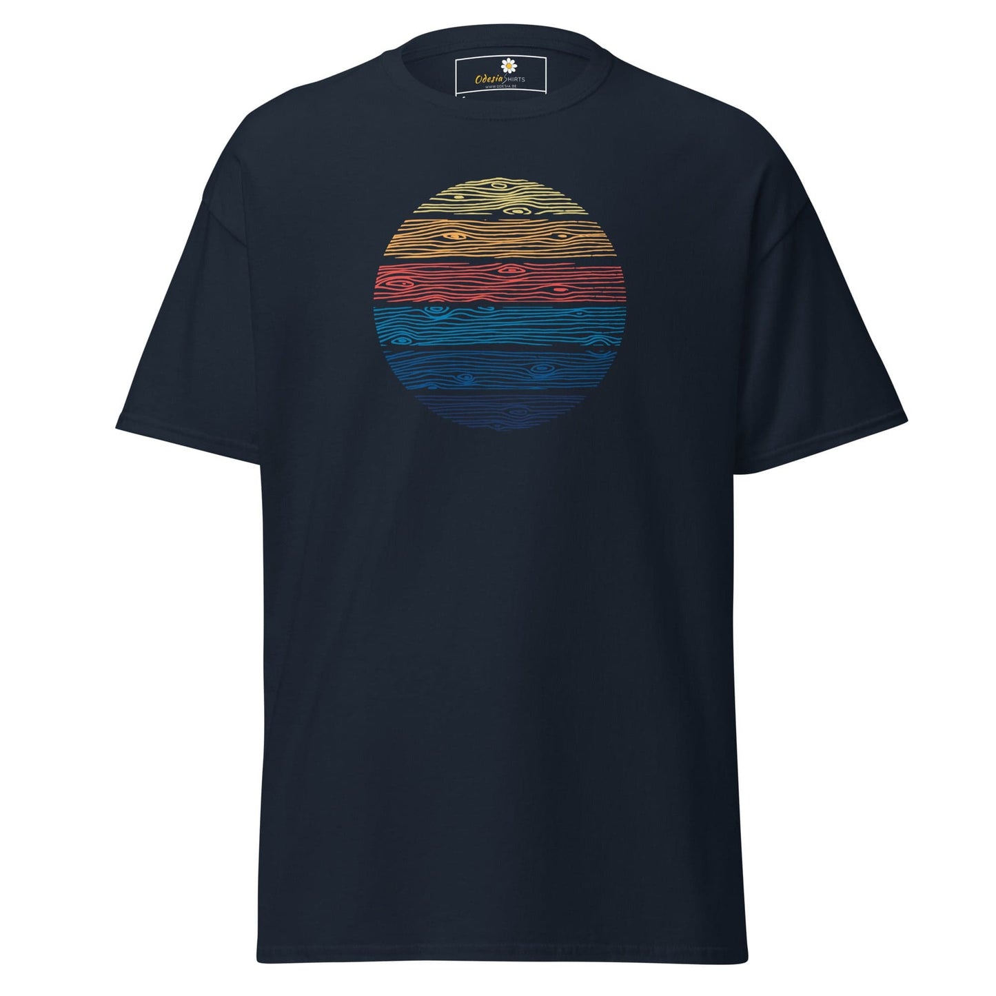 Unisex classic t-shirt - MISC COLOR CIRCLE - REGULAR - Navy / S