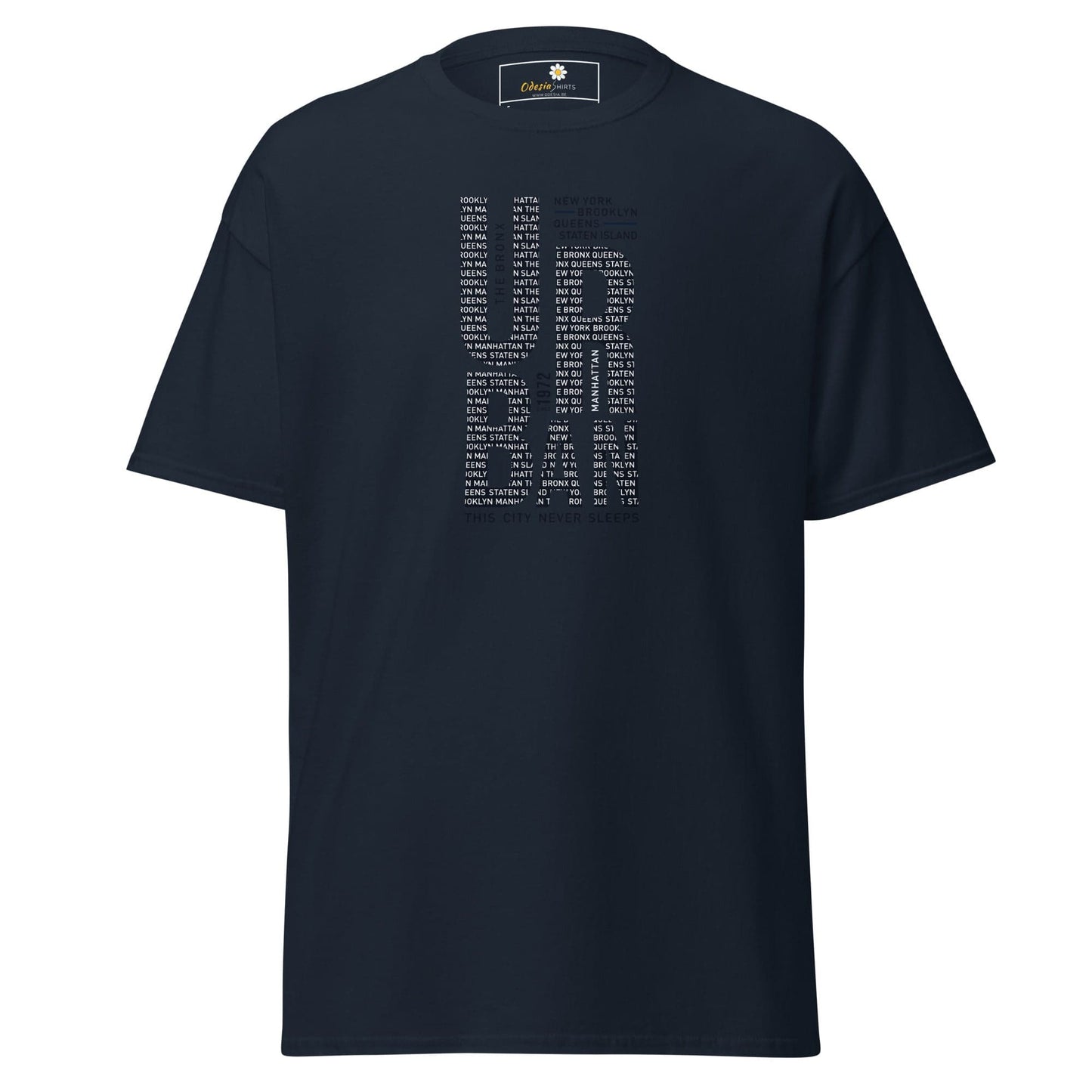 Unisex classic t-shirt - URBAN DESIGN - REGULAR - Navy / S
