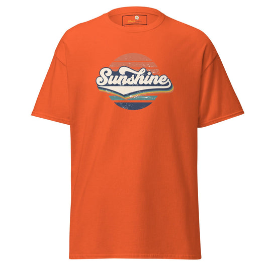 Unisex classic t-shirt - SUMMER SUNSHINE - REGULAR - Orange / S