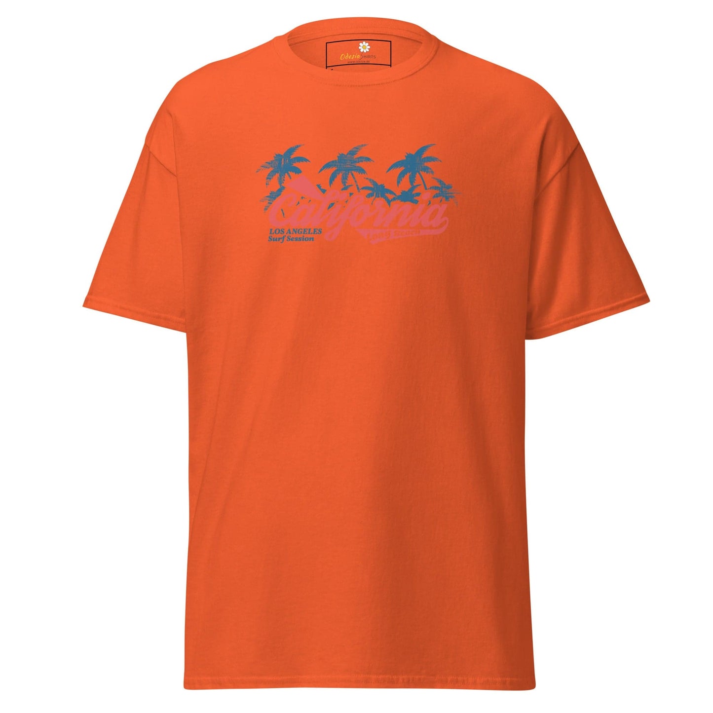 Unisex classic t-shirt - SUMMER CALIFORNIA DREAMS - REGULAR - Orange / S