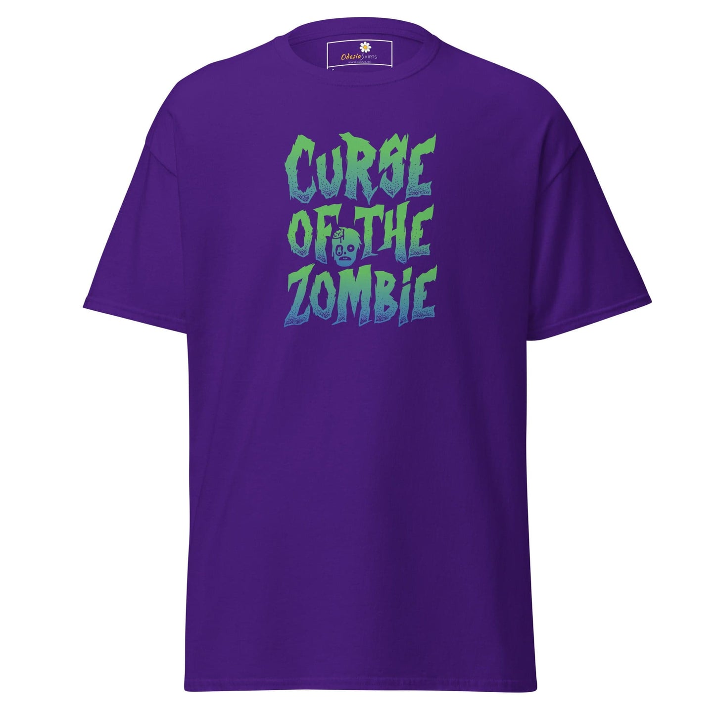 Unisex classic t-shirt - SPOOKIE CURSE OF THE ZOMBIE - REGULAR - Purple / S