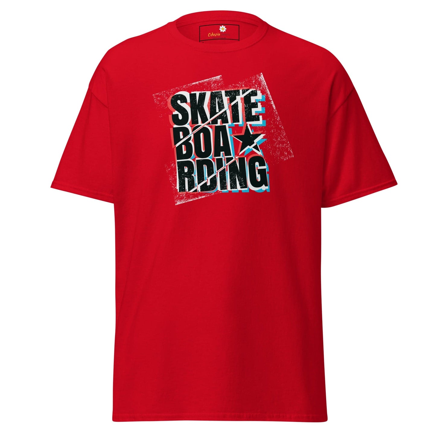 Unisex classic t-shirt - URBAN SPORT SKATEBOARDING - REGULAR - Red / S