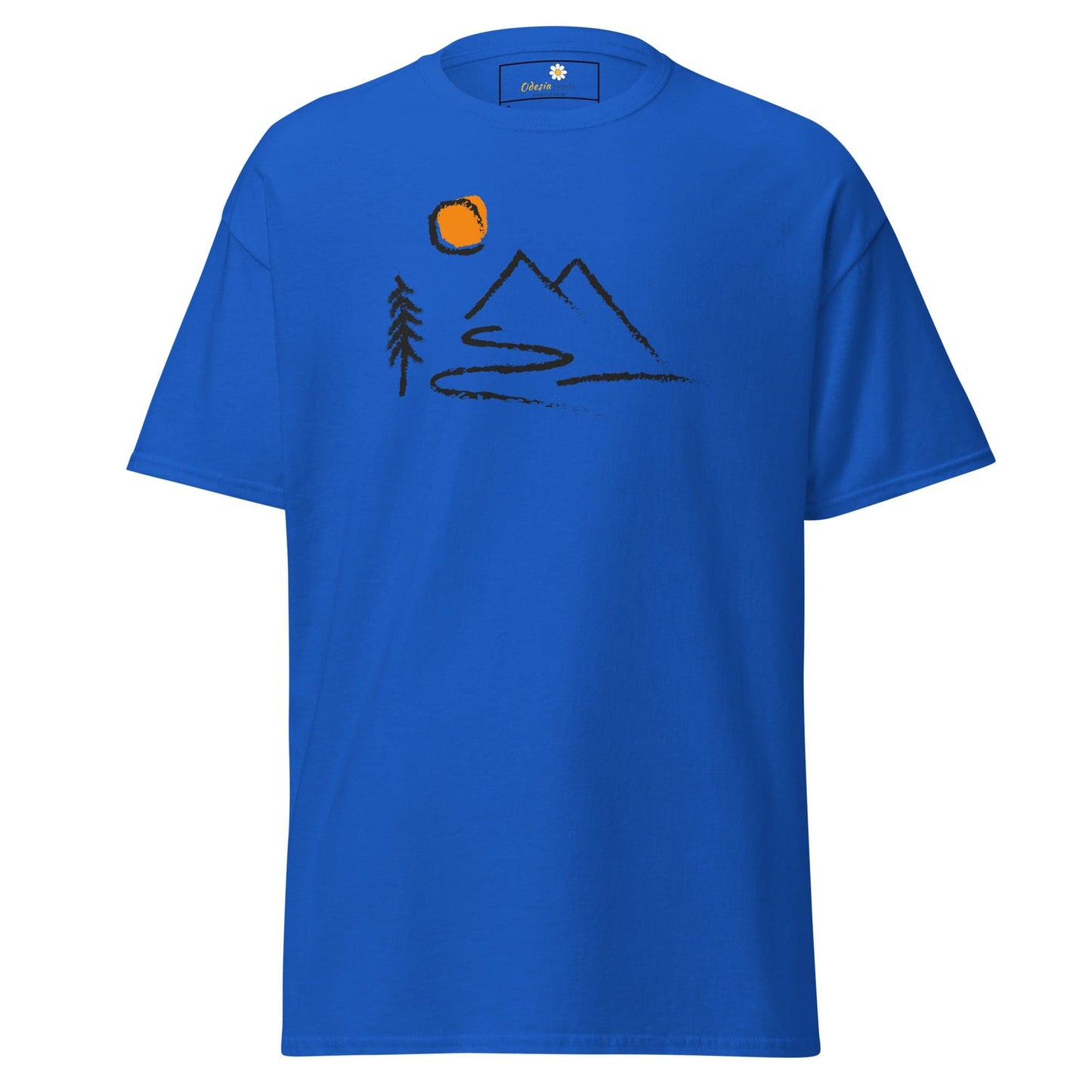 Unisex classic t-shirt - ADVENTURE OUTDOORS FUN - REGULAR - Royal / S