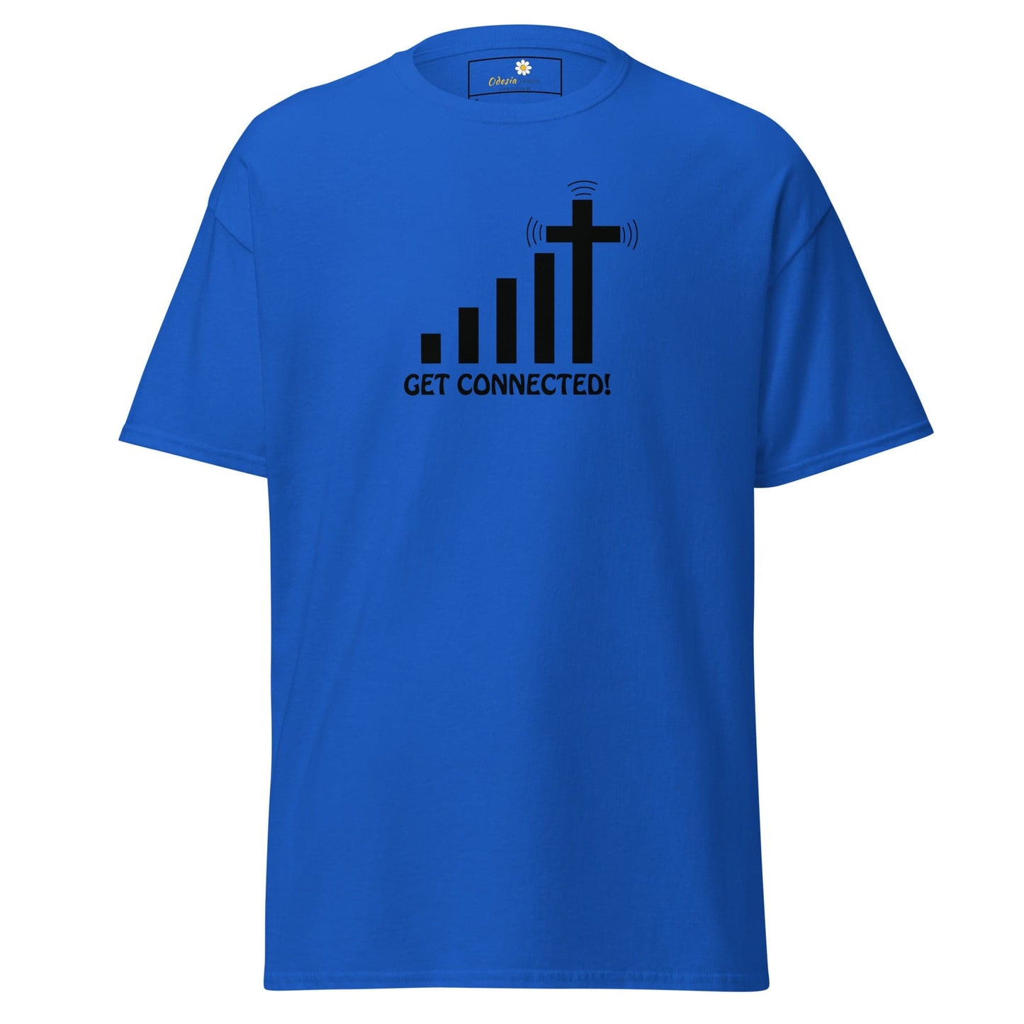 Unisex classic t-shirt - SPIRITUAL GET CONNECTED - REGULAR - Royal / S