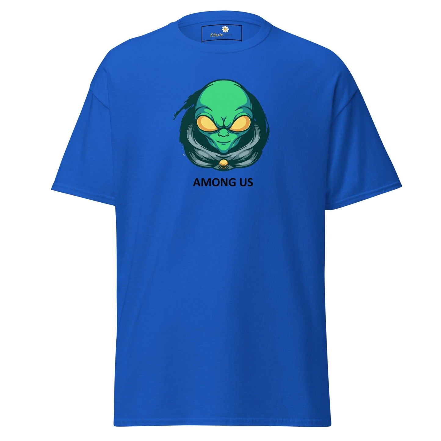 Unisex classic t-shirt - SPACE ALIEN AMONG US - REGULAR - Royal / S