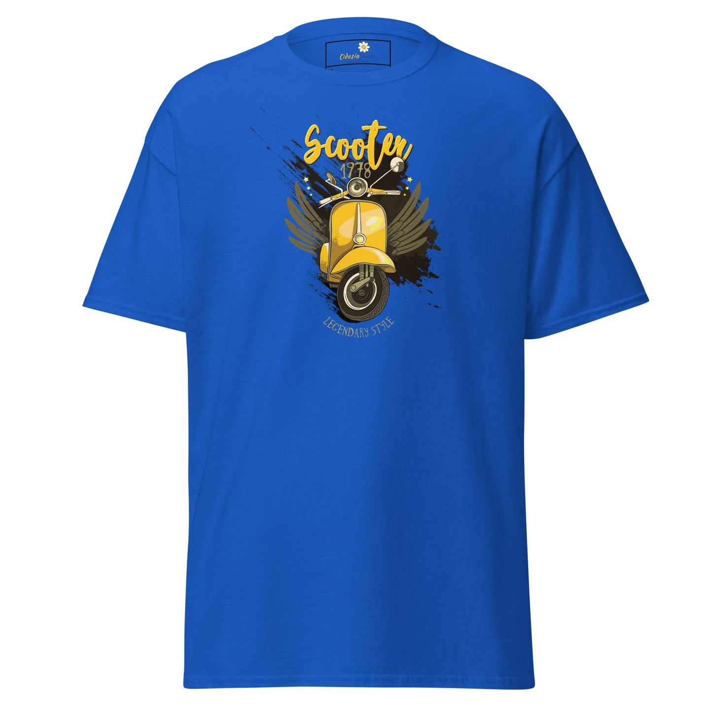 Unisex classic t-shirt - VINTAGE SCOOTER 1978 - REGULAR - Royal / S