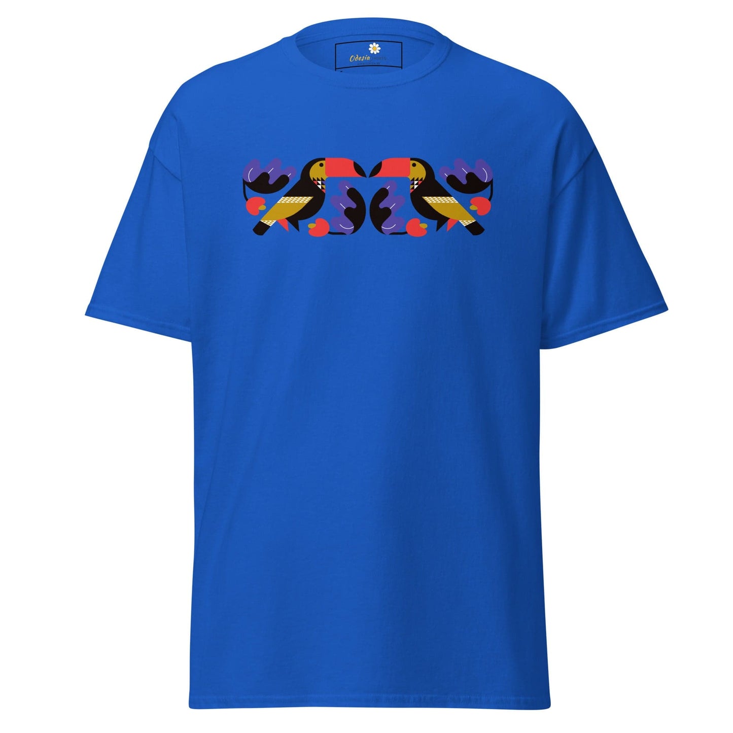 Unisex classic t-shirt - WILD LIFE TOUCAN MIRROR - REGULAR - Royal / S