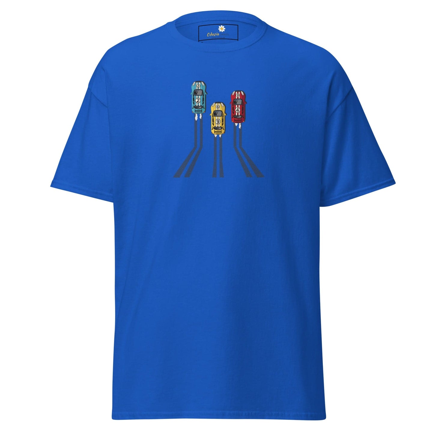 Unisex classic t-shirt - SPORT RACING CARS - REGULAR - Royal / S