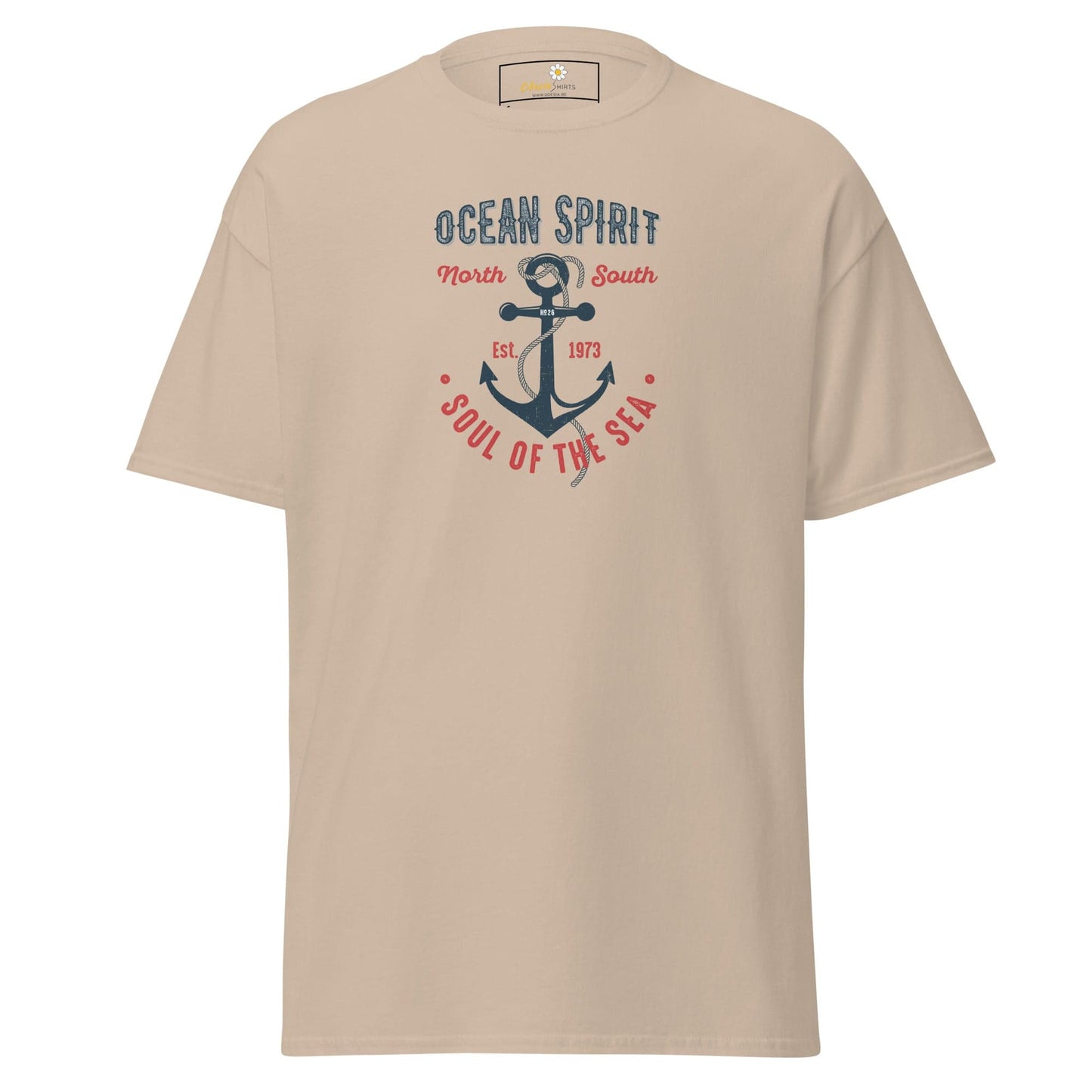 Unisex classic t-shirt - SEALIFE OCEAN SPIRIT SOUL OF SEA - REGULAR - Sand / S
