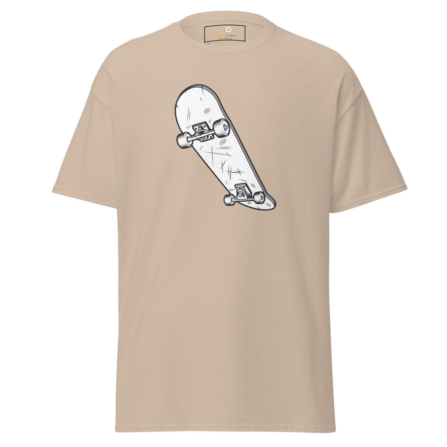 Unisex classic t-shirt - SPORT SKATEBOARD YEAH - REGULAR - Sand / S