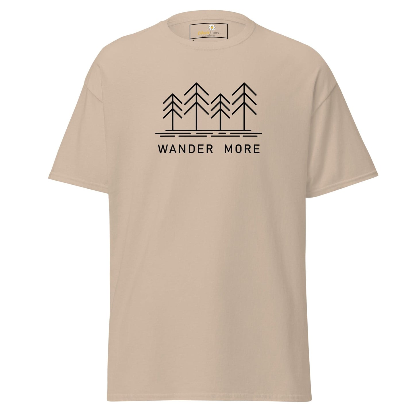 Unisex classic t-shirt - ADVENTURE WANDER MORE - REGULAR - Sand / S