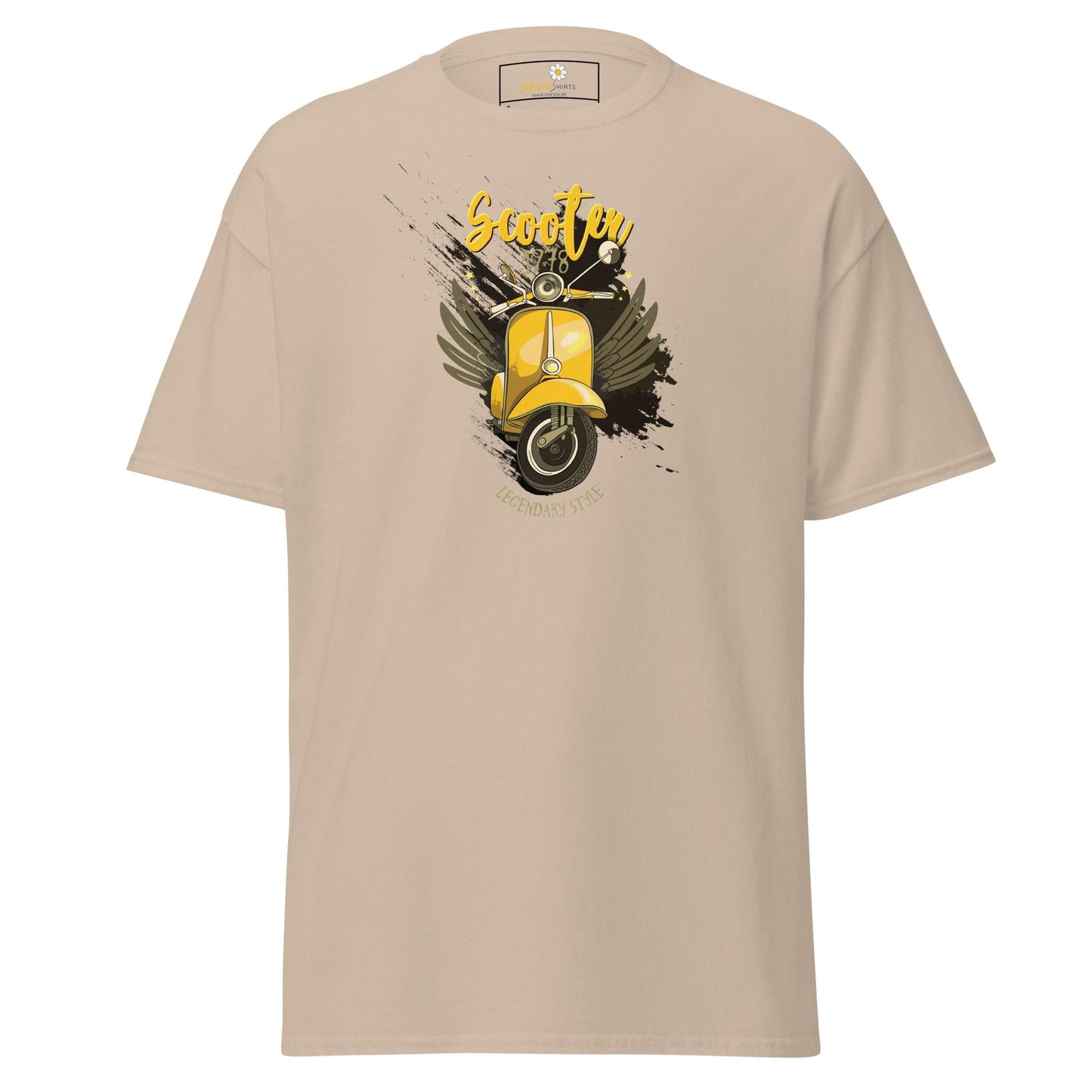 Unisex classic t-shirt - VINTAGE SCOOTER 1978 - REGULAR - Sand / S