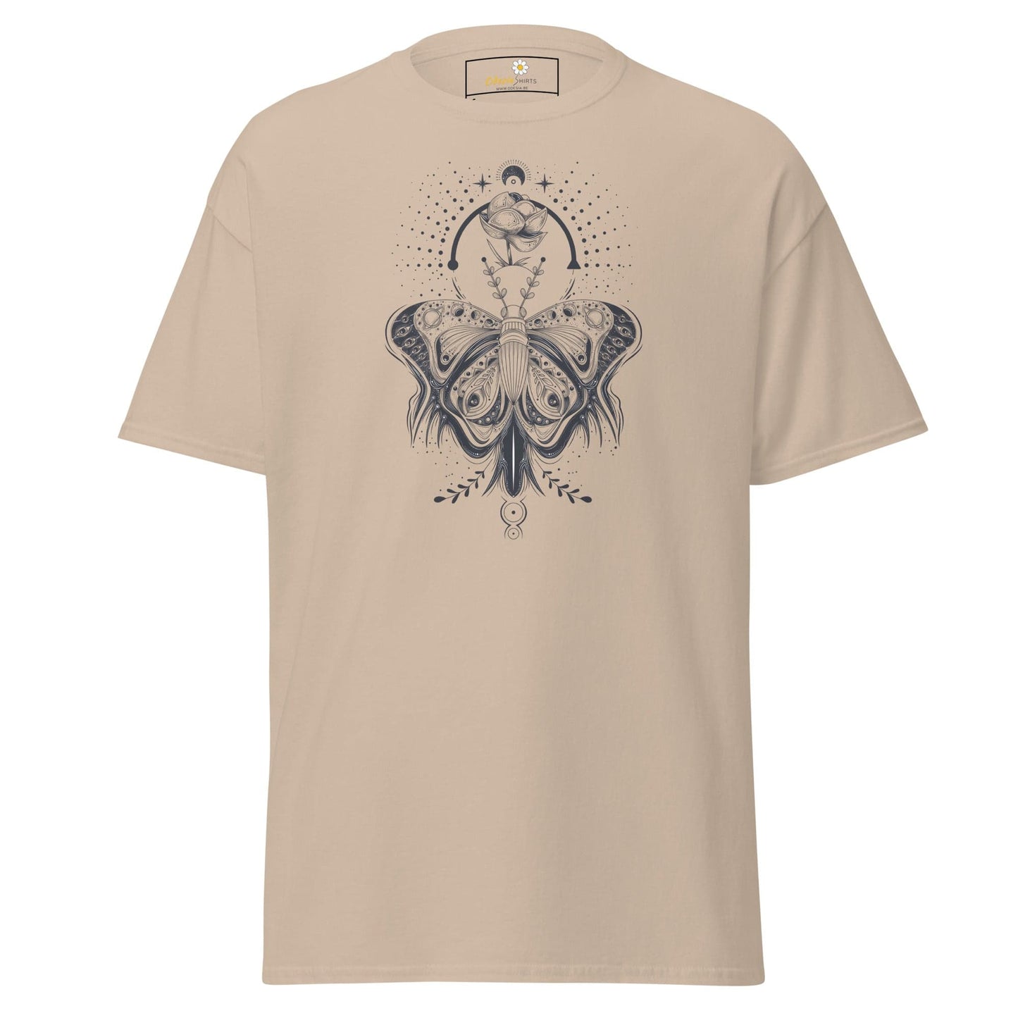 Unisex classic t-shirt - MYSTIC BUTTERFLY - REGULAR - Sand / S