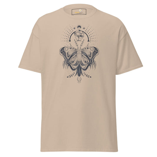 Unisex classic t-shirt - MYSTIC BUTTERFLY - REGULAR - Sand / S