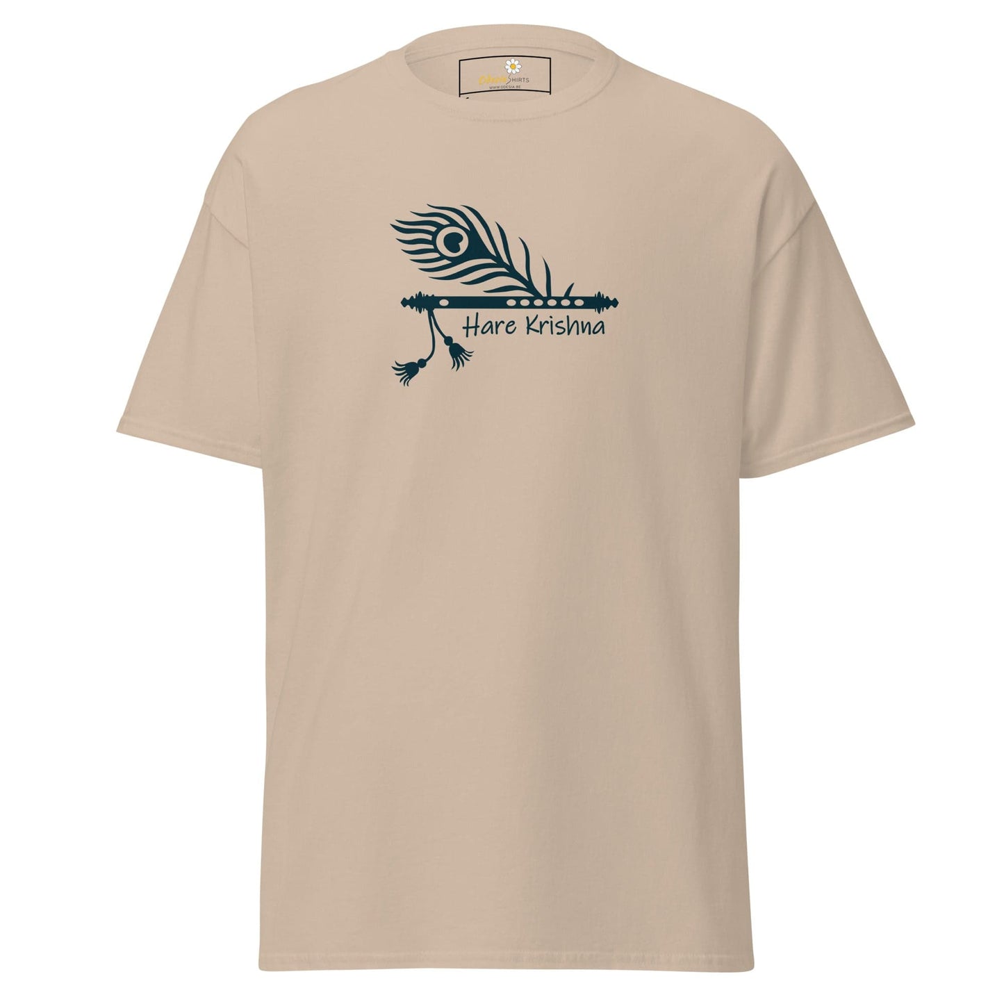 Unisex classic t-shirt - SPIRITUAL HARE KRISHNA - REGULAR - Sand / S