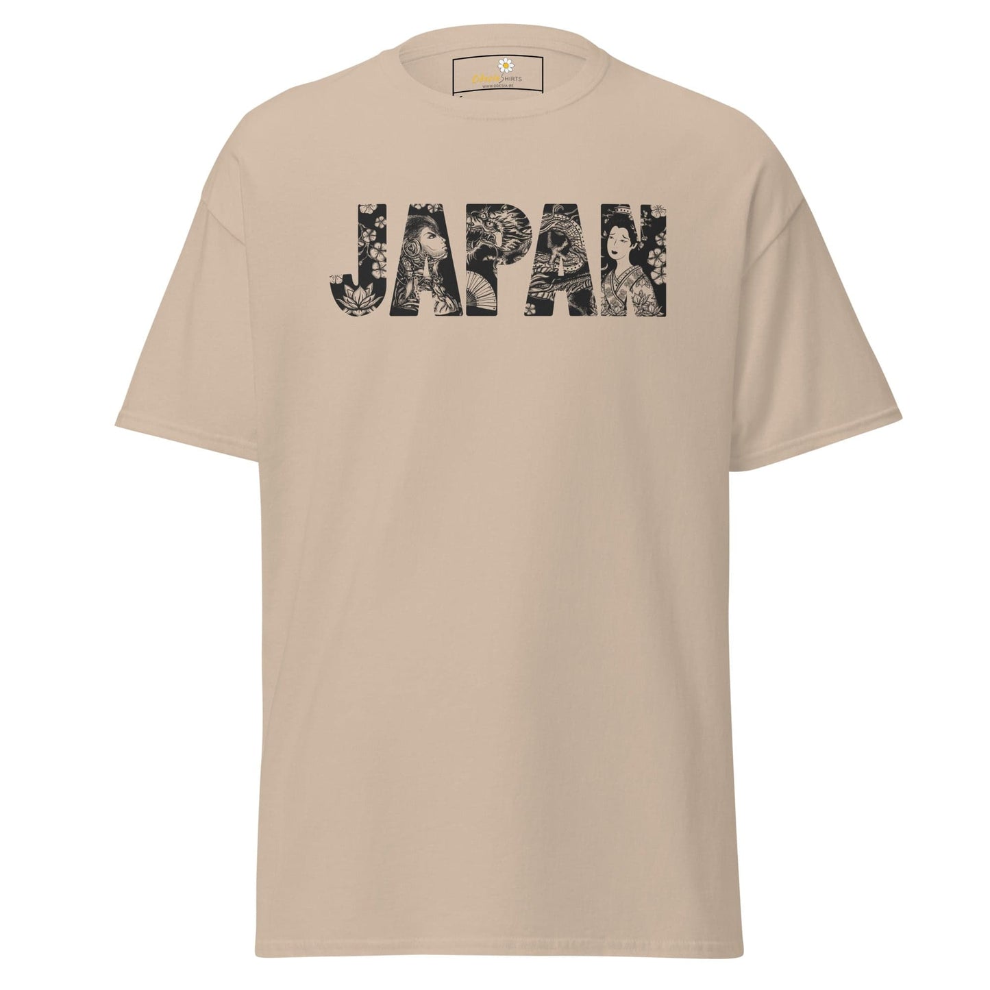 Unisex classic t-shirt - COUNTRY JAPAN - REGULAR - Sand / S
