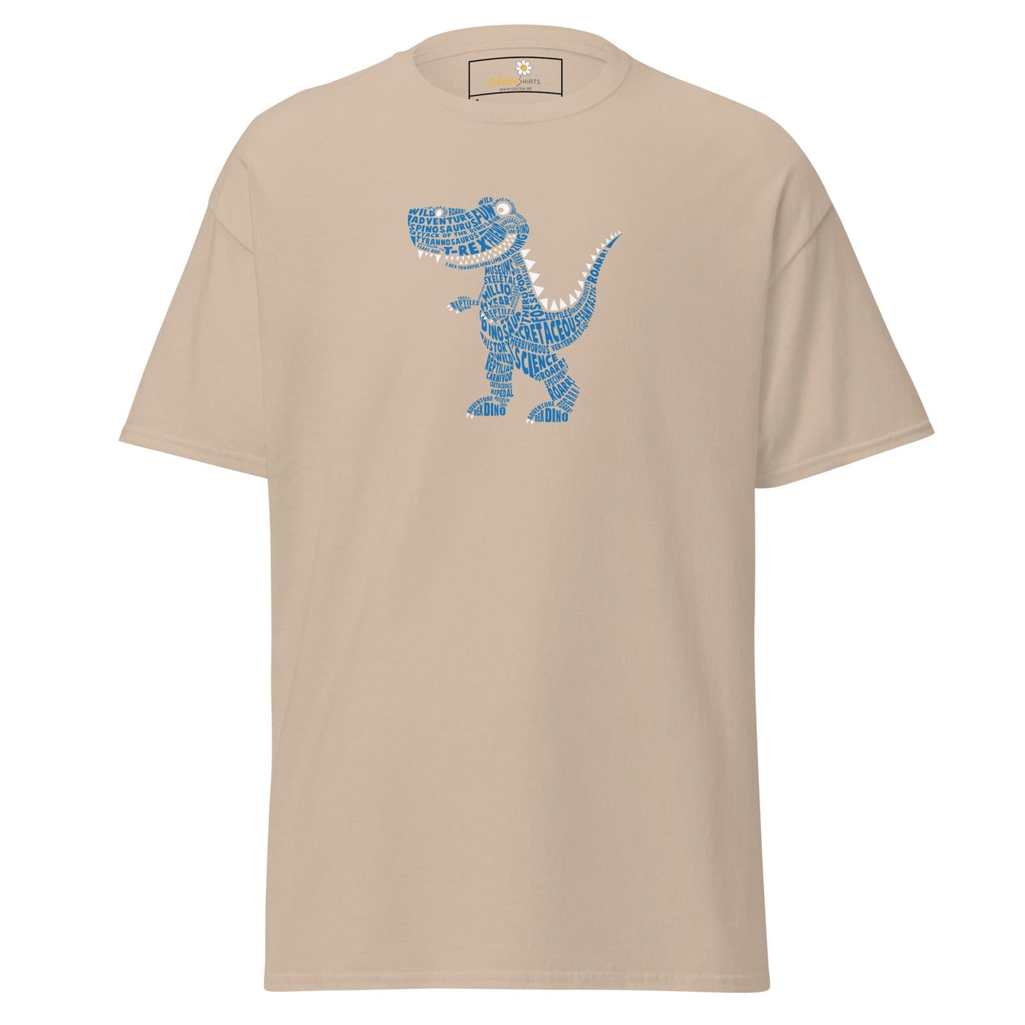 Unisex classic t-shirt - FUN LITTLE DINO - REGULAR - Sand / S