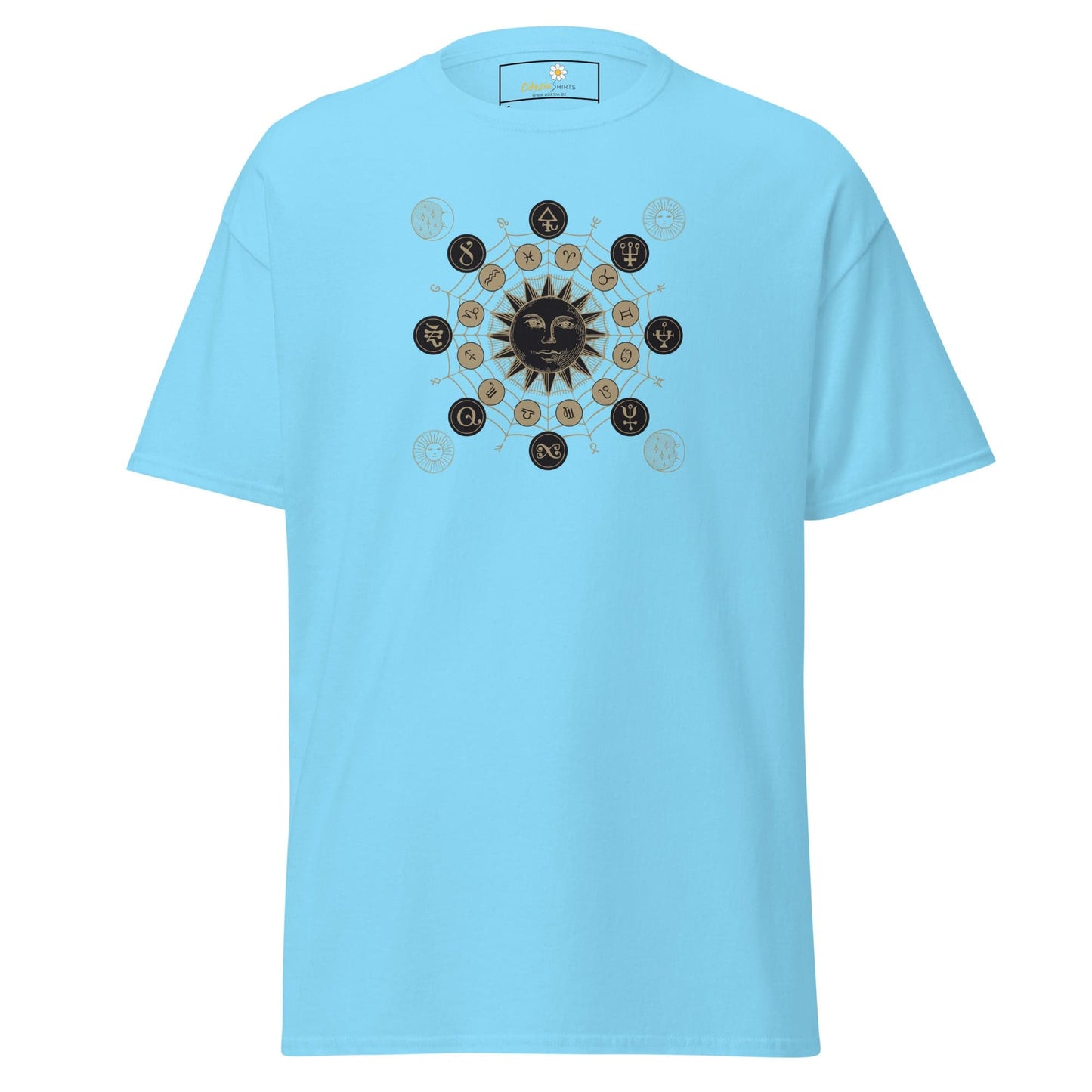 Unisex classic t-shirt - MYSTIC SUN MAGIC - REGULAR - Sky / S
