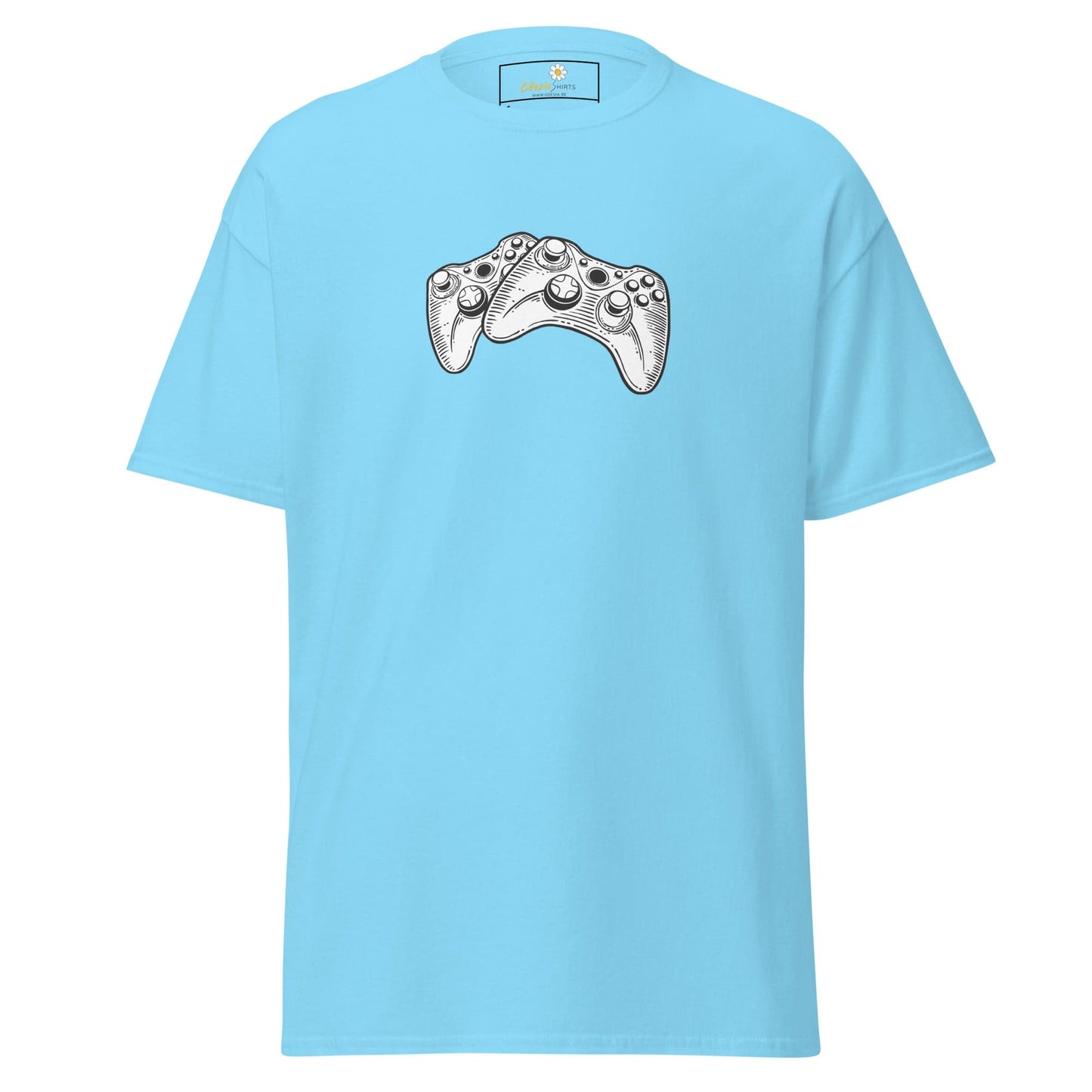 Unisex classic t-shirt - GAMERS CONTROLLERS - REGULAR - Sky / S