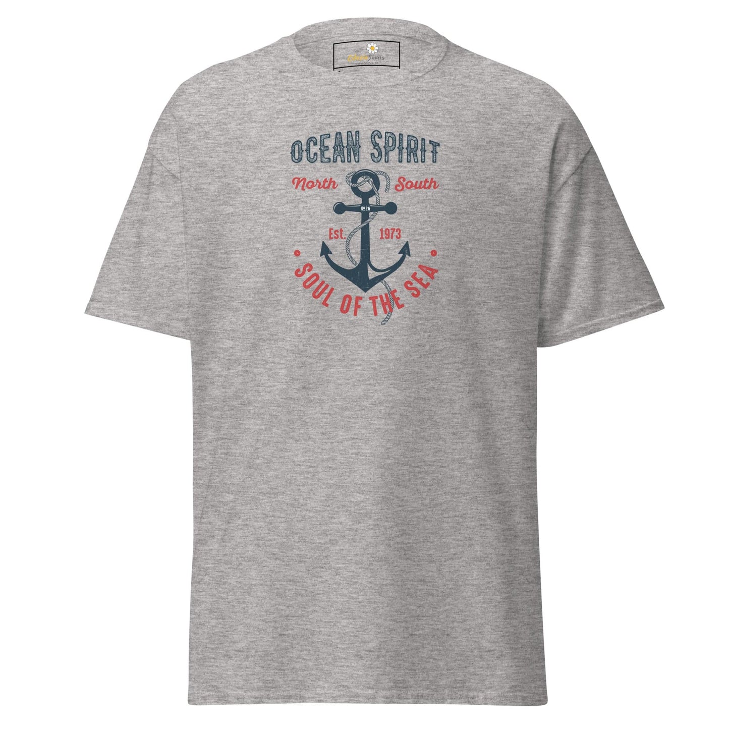Unisex classic t-shirt - SEALIFE OCEAN SPIRIT SOUL OF SEA - REGULAR - Sport Grey / S