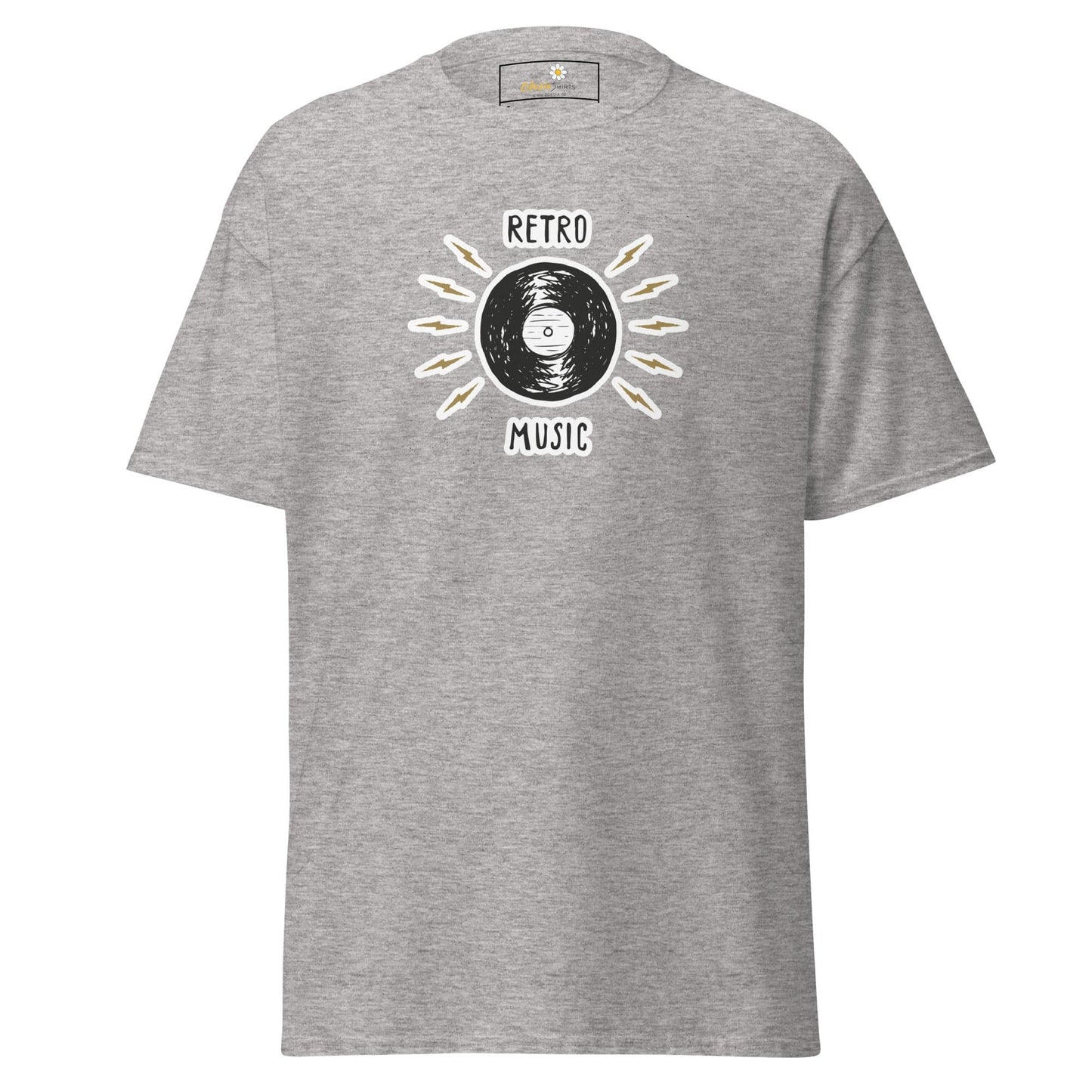 Gray T-shirt from T-Shirt Design Tee for Men and Women available in sizes S to XL