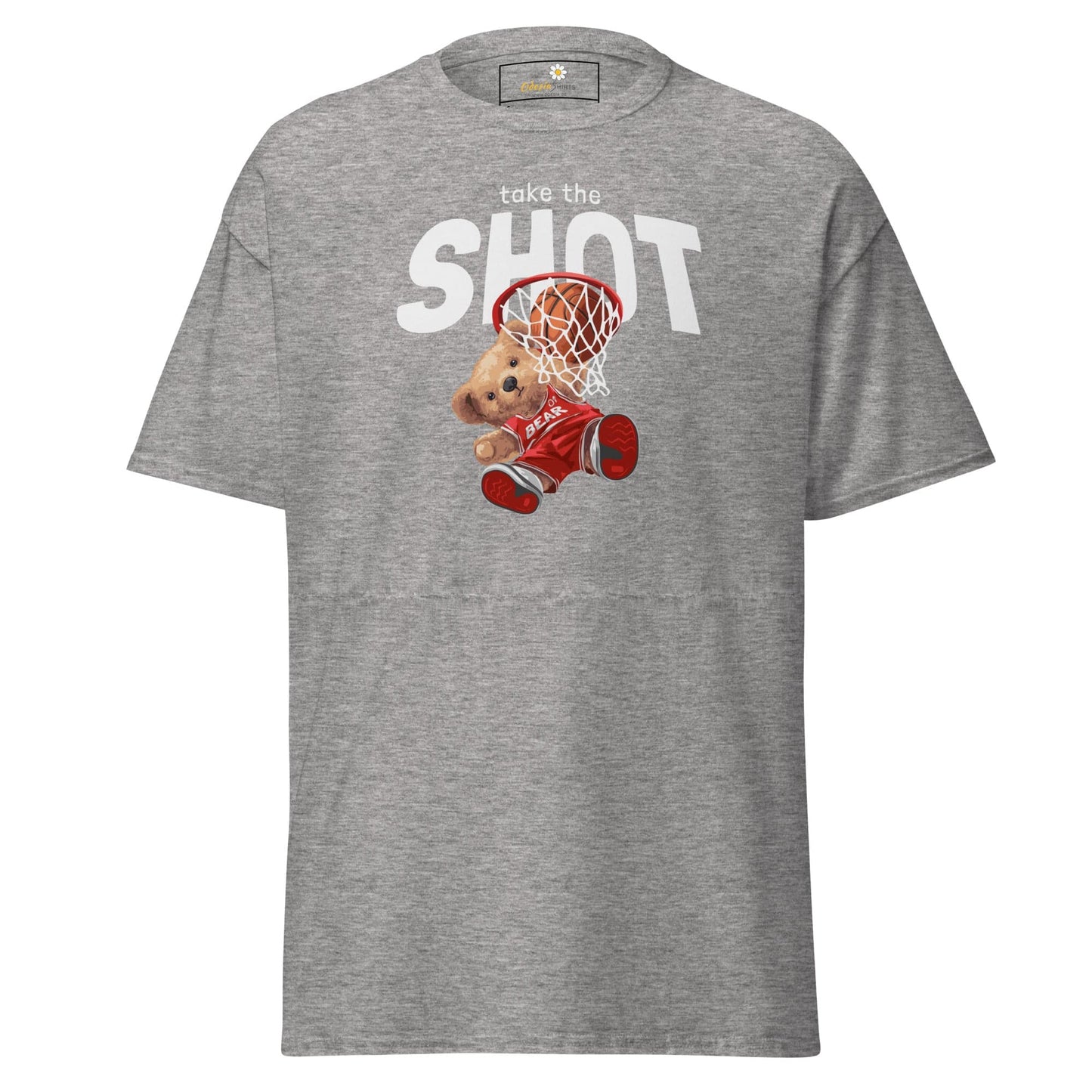 Unisex classic t-shirt - FUN TAKE THE SHOT - REGULAR - Sport Grey / S