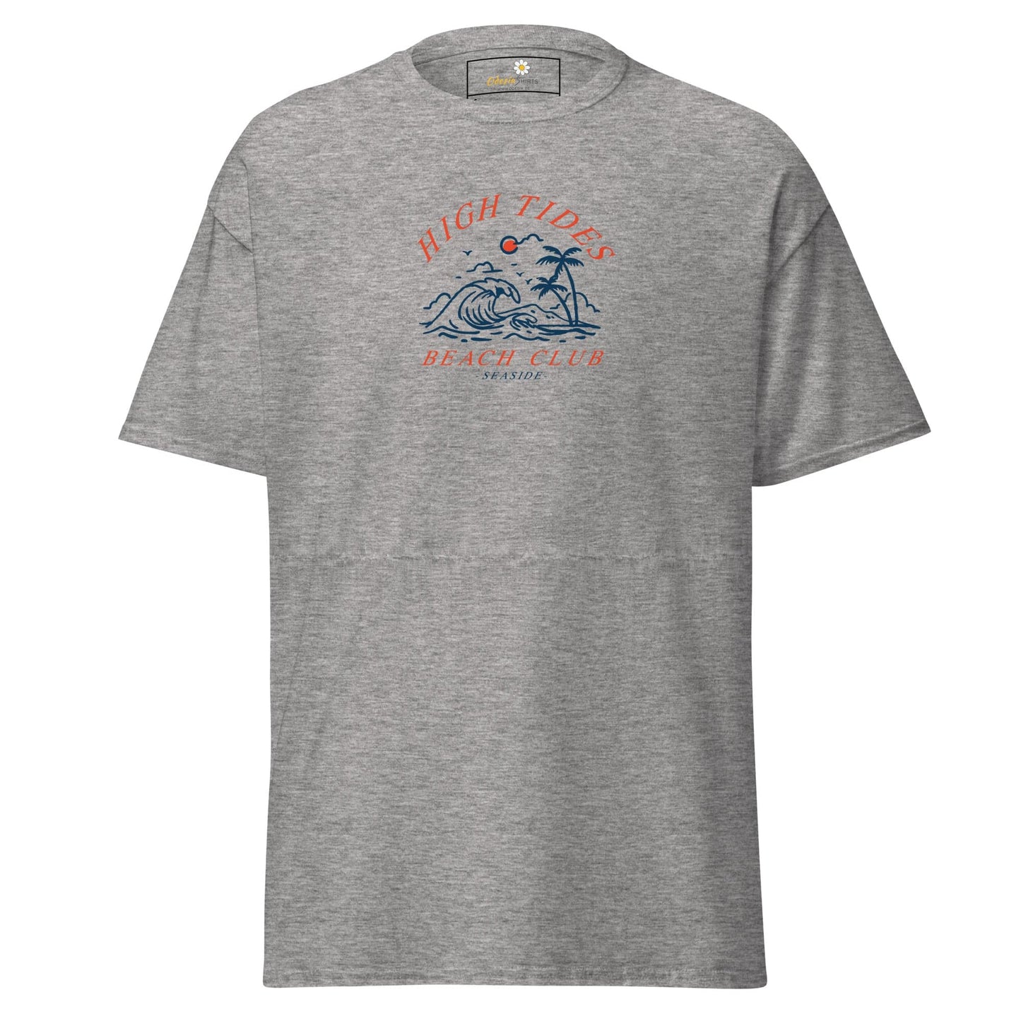 Unisex classic t-shirt - SUMMER HIGH TIDES BEACH CLUB - REGULAR - Sport Grey / S
