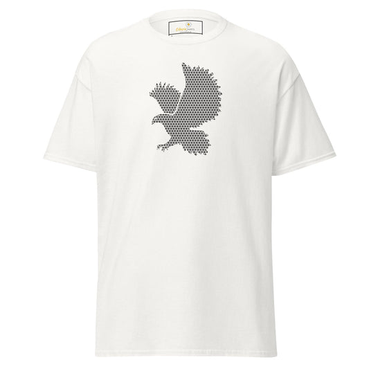 Unisex classic t-shirt - ABSTRACT BIRD - REGULAR - White / S