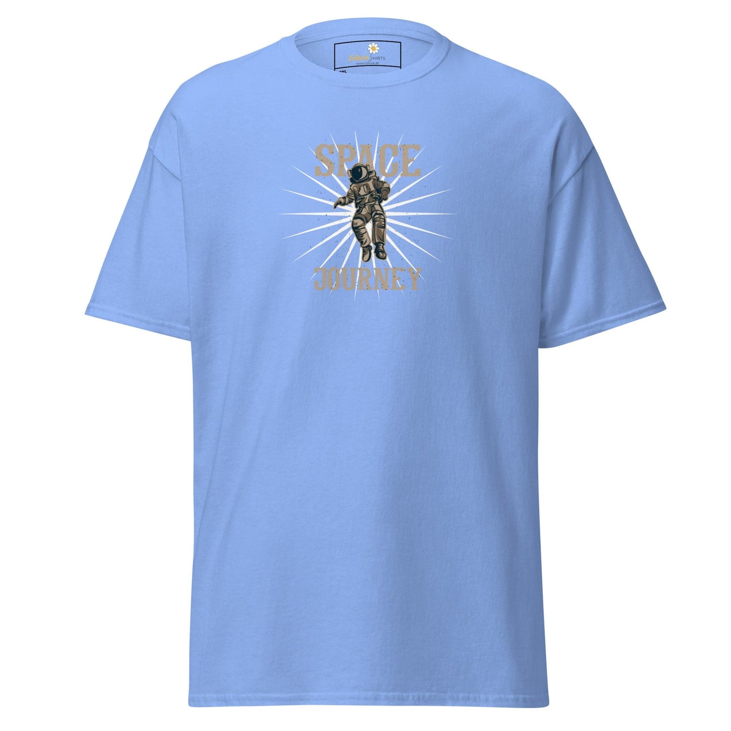 Light blue T-shirt from T-SHIRT DESIGN TEE for men and women in 2XL to 5XL sizes